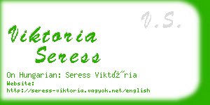 viktoria seress business card